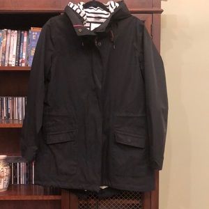 Hatley black rain coat Medium